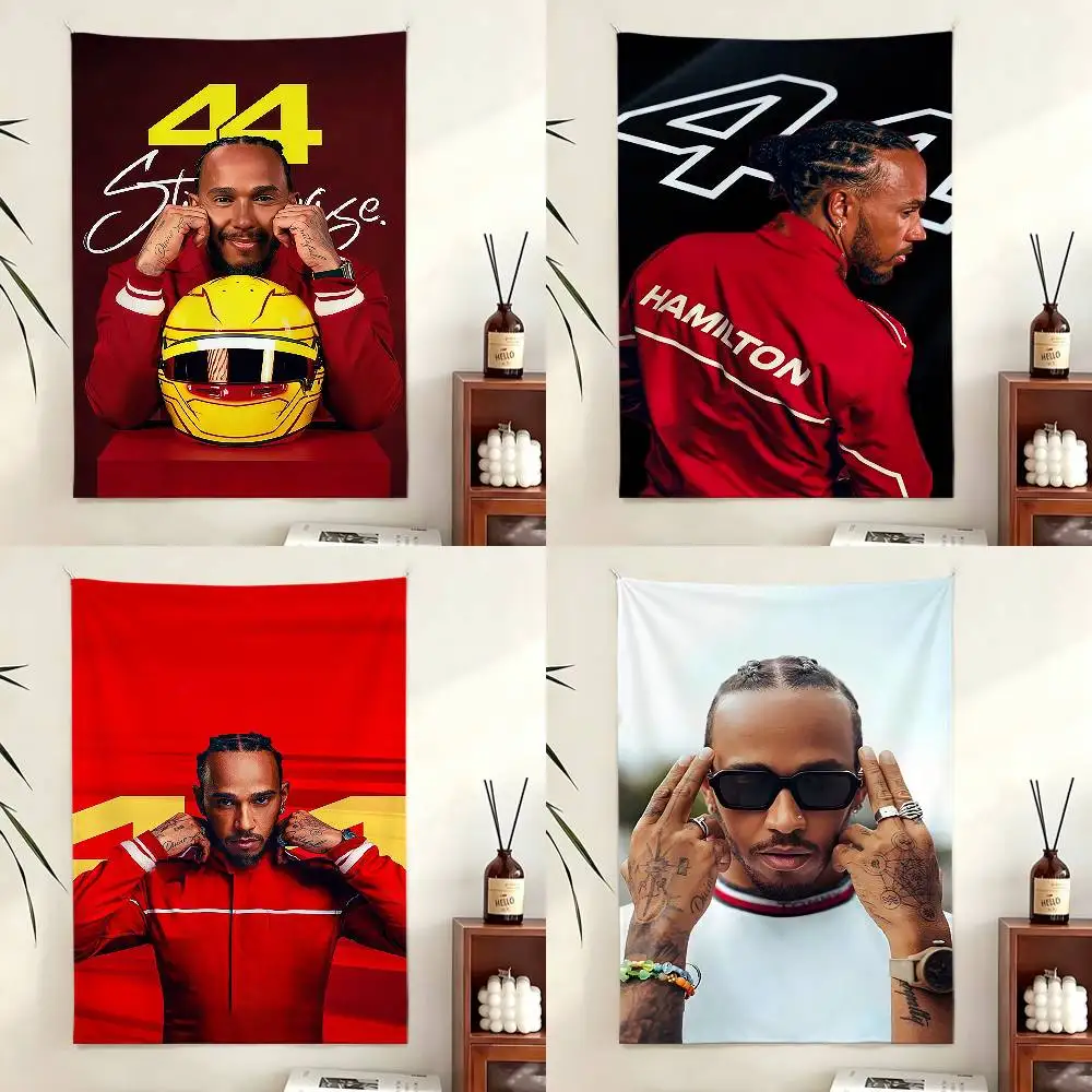 44 L-Lewis H-Hamilton Funny Flags for Bedrooms Home Decor Items Outdoor Decors Garage Decoration Flaga