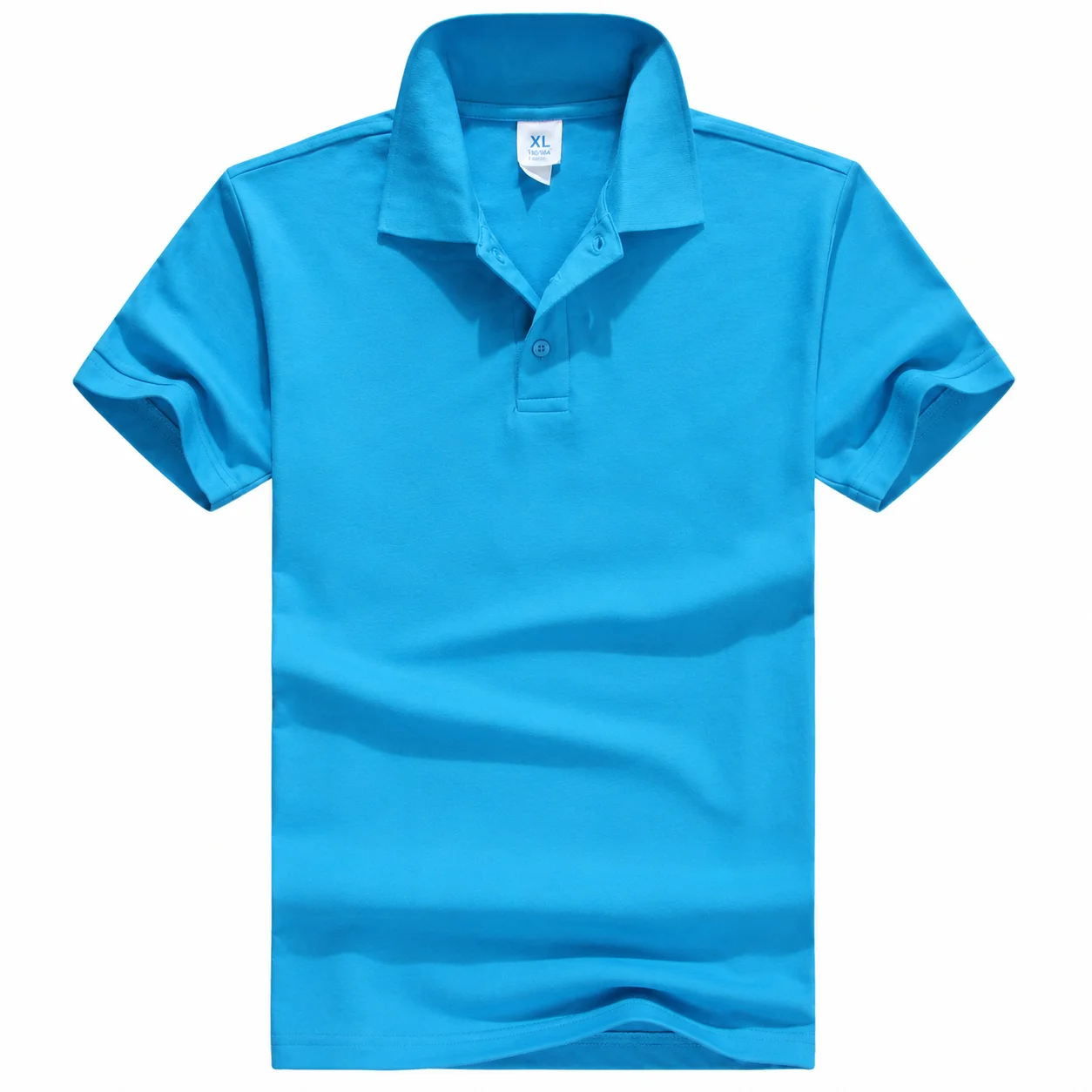 Unisex 230GSM 100% Cotton Polo Shirt Short Sleeve Work Uniform Custom Logo Team Shirt Casual Business Workwear
