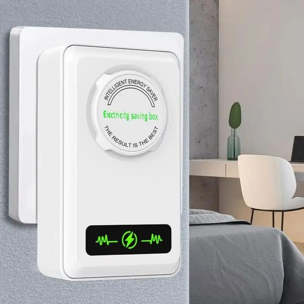 US/EU Adapter Electricity Saving Box Stable Performance Power Save Electric Energy Saver Smart Saver Cost Reducing
