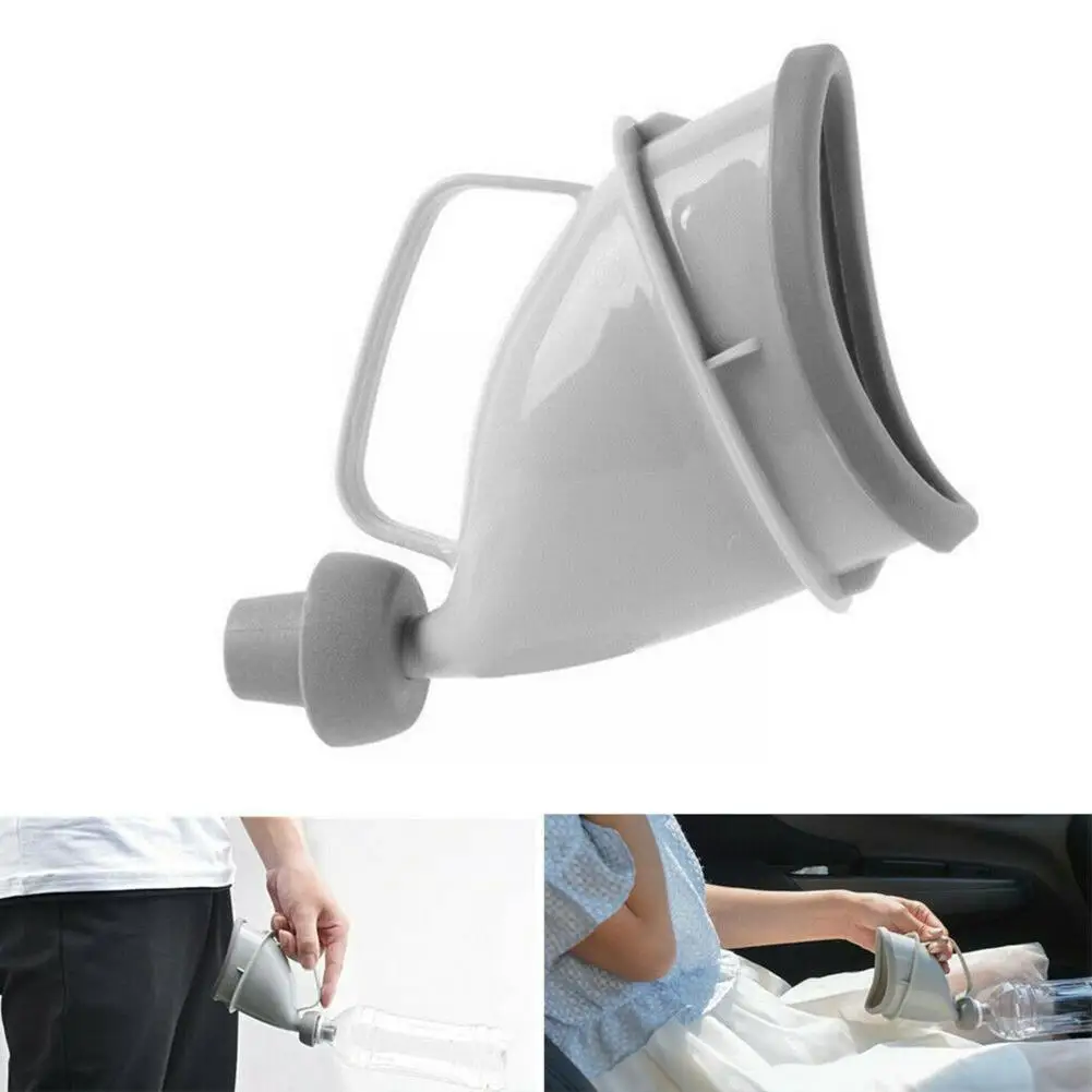 Outdoor Car Travel Portable Adult Urinal Unisex Potty Pee Standing Portable Funnel Peeing Urinal Man Woman Toilet W0T4