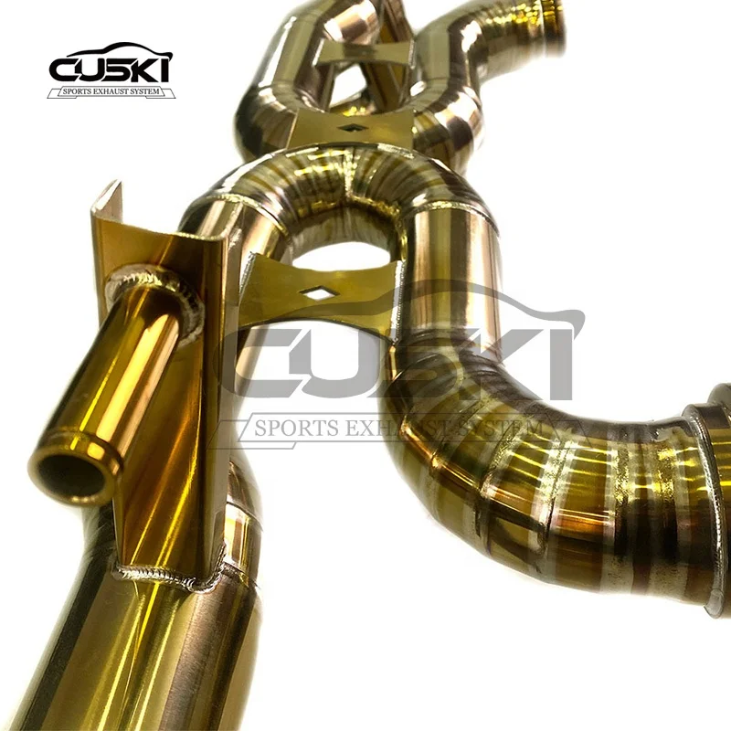 Quality Catback Exhaust For Lamborghini Huracan 5.2 LP580-2 LP610-4 2014- Racing Car Exhaust Pipe Exhaust System