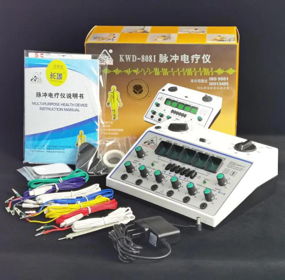 

electro-acupuncture device needle stimulator KWD-808-II-6 channel outputs Pain Relief Muscle Stimulator
