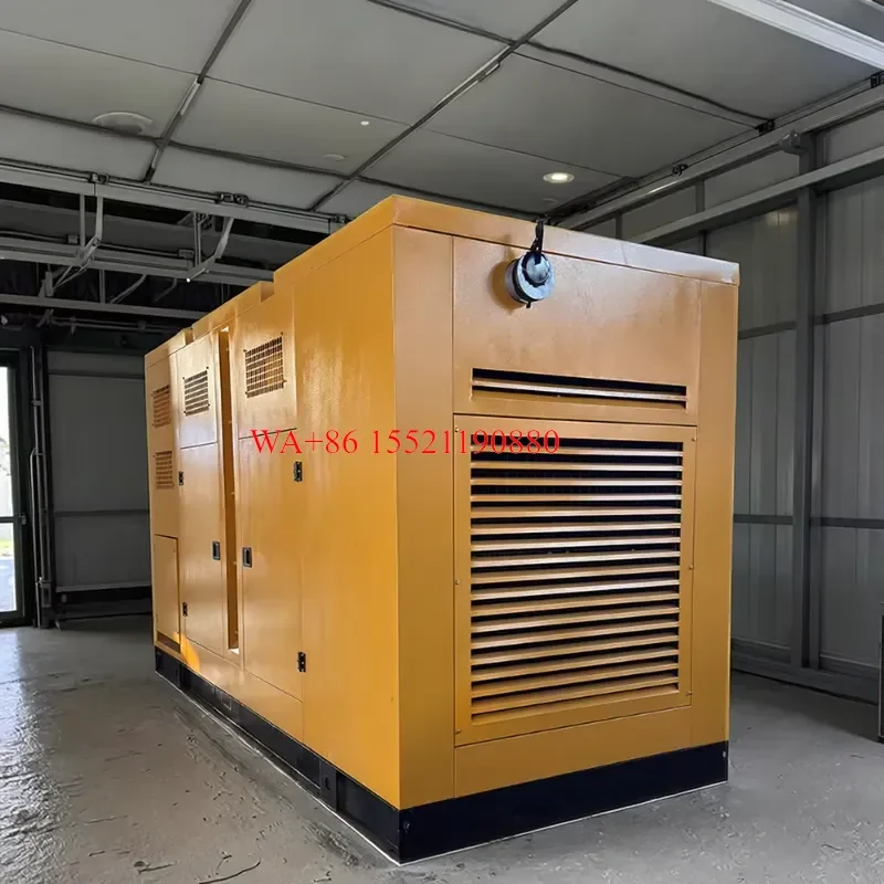 WMWMNU Small Silent Diesel Generator Portable Soundproof Generator Set for Home Outdoor Use Quiet Power Supply