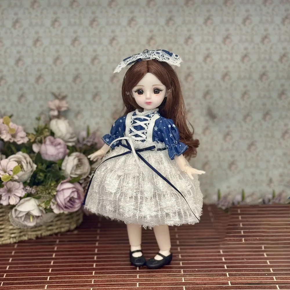 

1/6 SD 30 см Bjd кукла с одеждой, длинные волосы, высокий каблук, платье принцессы, элегантные куклы BJD с париком, макияж