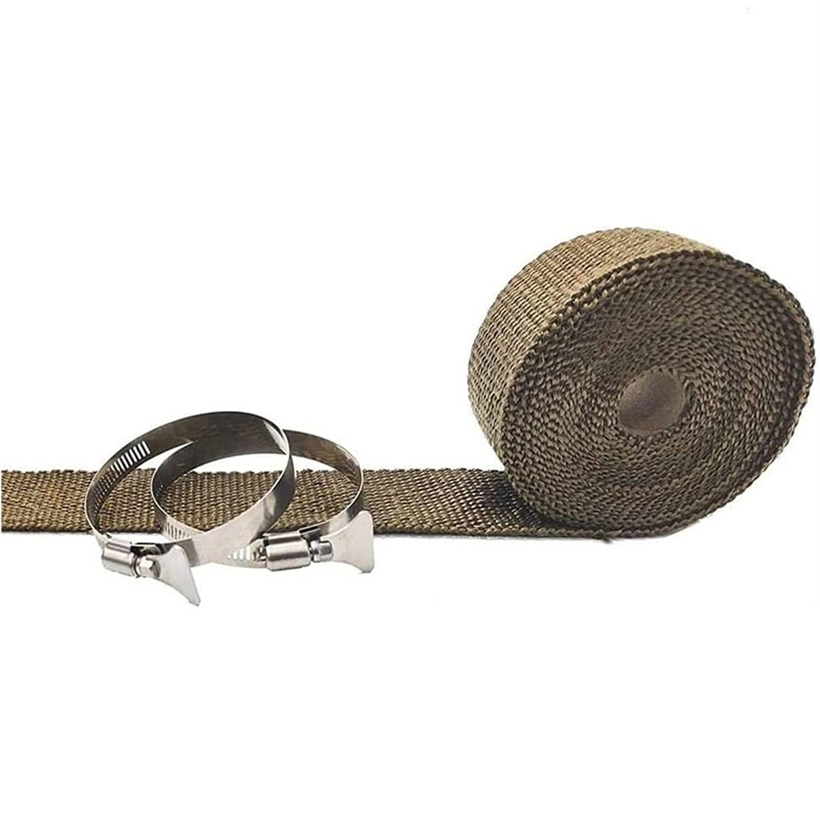 

Adjustable Fiberglass Cloth Heat-insulating Wrap Exhaust Tube Scalding Stovepipe Used Heater, Fireplace,Furnace(5M)