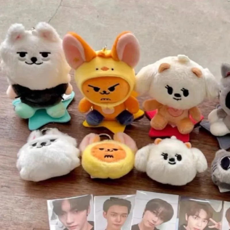 

Kpop TXT Plushies PPULBATU Cute Plush Keychain Bangchan Felix Wolfchan PuppyM Dwaekki Kawaii Stuffed Animal Keyring Pendant Toys