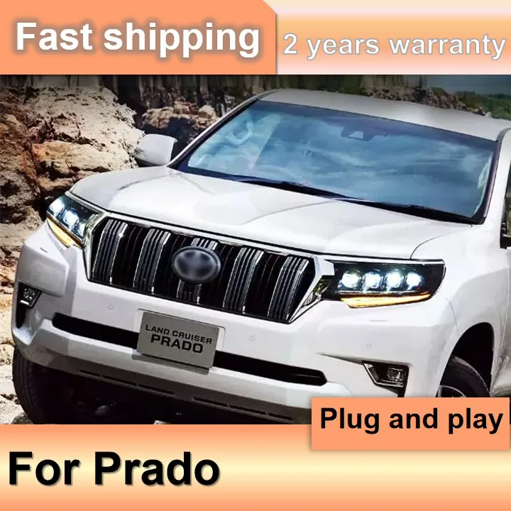 

Автомобильные аксессуары для Toyota Prado: Фары 2018-2021, ДХО, указатели поворота, ближний/дальний свет, линзы-проекторы