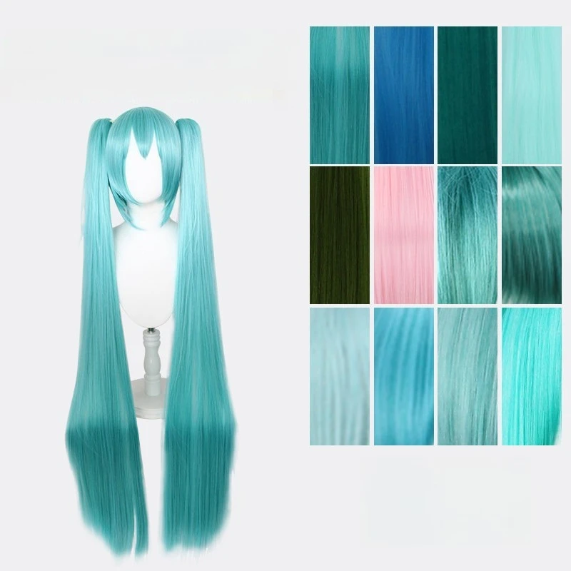 Multiple Styles Anime Hatsune Miku Pink Sakura Cosplay Wig Halloween Party Cos Wigs Prop Cosplay Gifts