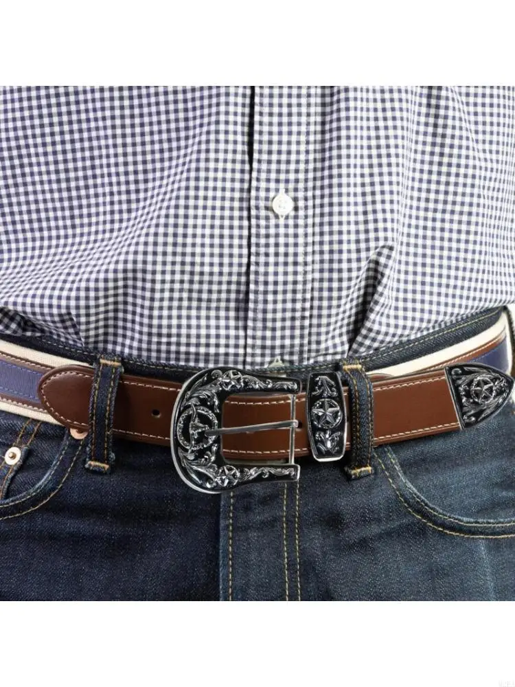 2026 New Gothic Dark Metal Head Belt Buckle for Men Fashion Accessory Durable