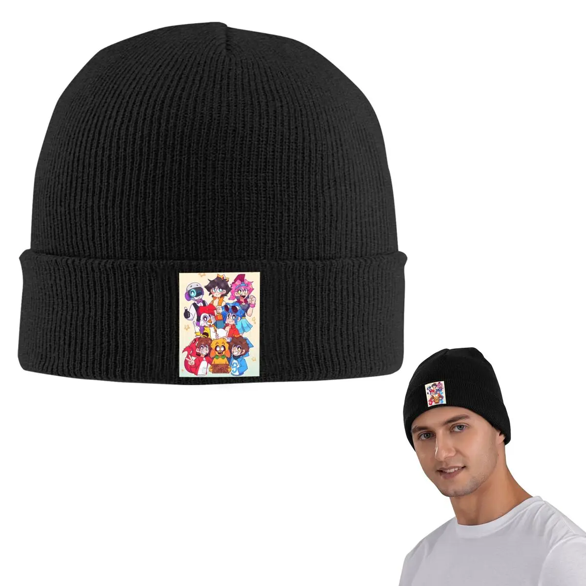 Compas Family Gorro de punto cálido Gorro de hip hop Gorro Otoño Invierno Gorros al aire libre Sombreros para hombres Mujeres Adultos