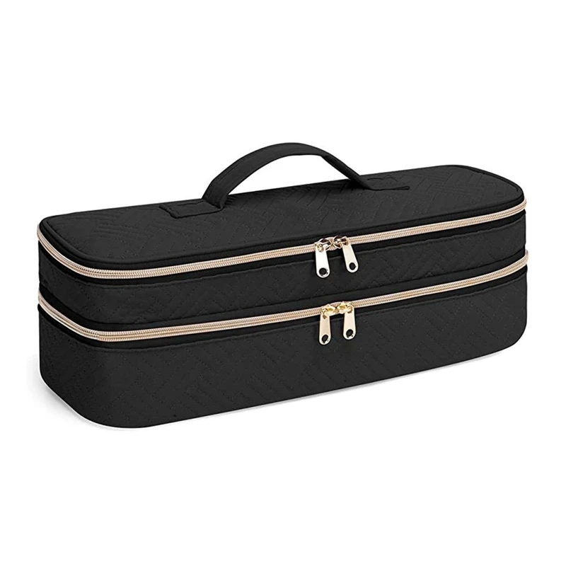 Carrying Case Hair Dryer/Volumizer/Styler, Hair Tools Insulated Storage Bag Organizer For Hair Stylist With Dividers Easy To Use