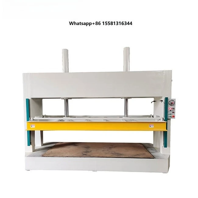 50 Tons 1000mm Stroke Woodworking Veneer Hydraulic Cold Press for Wooden Doors Automatic Feeding Press Machine