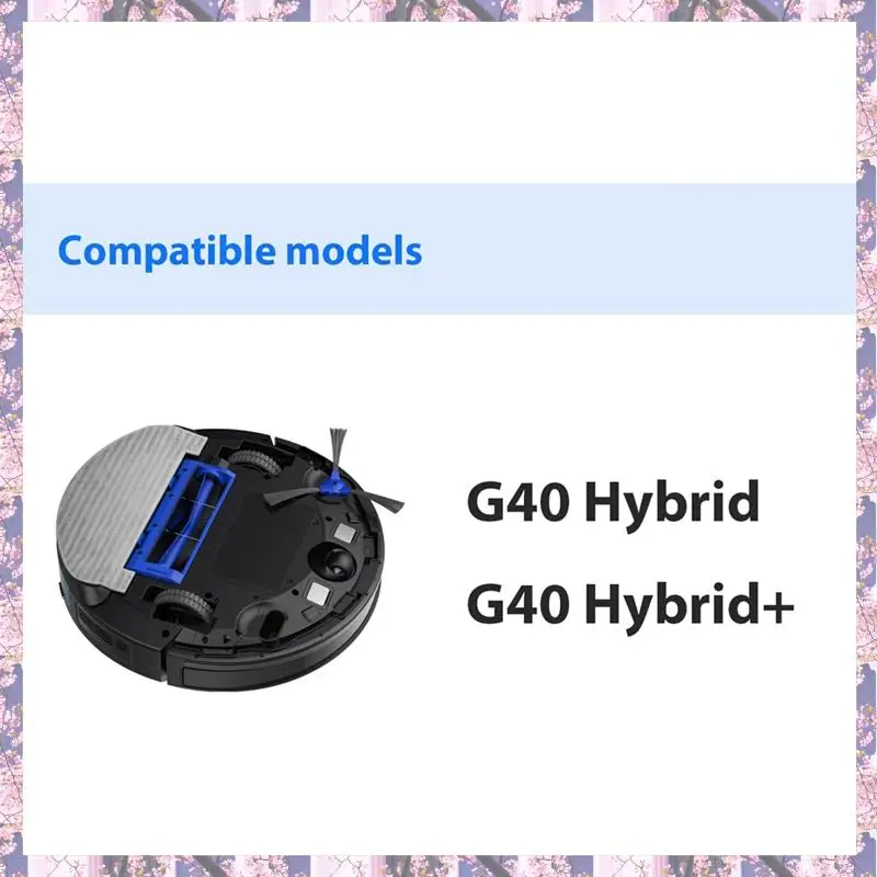 L73A 2025-For Eufy G40 Hybrid / Hybrid+ Robot Vacuum Cleaner Parts Main Side Brush Mop Cloth Rags Hepa Filter Dust Bags