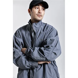 Men High Quality Cityboy Streetwear Fashion Loose Casual Outdoor Cargo Jacket Man Spring Autumn Oversized Coat Outerwear