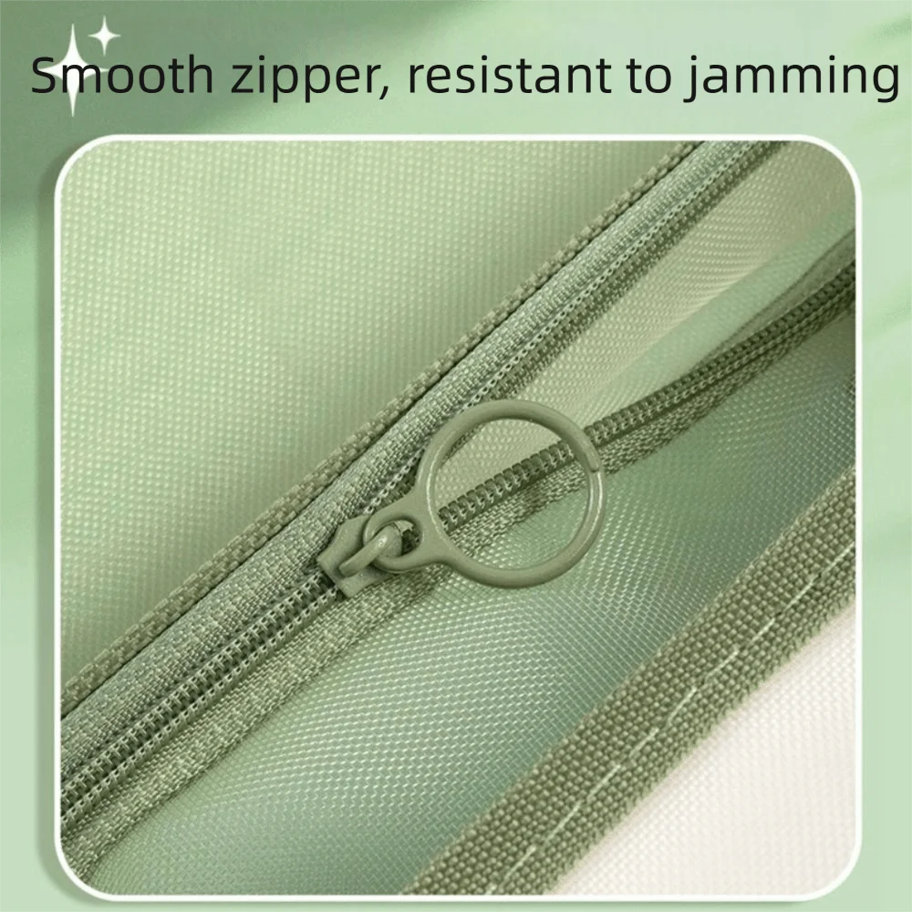 حقيبة كتب يدوية شبكية من مادة سميكة، تصميم شبكي، حقائب تعليمية أساسية ذات سعة كبيرة، مقبض محمول، طبقة مزدوجة