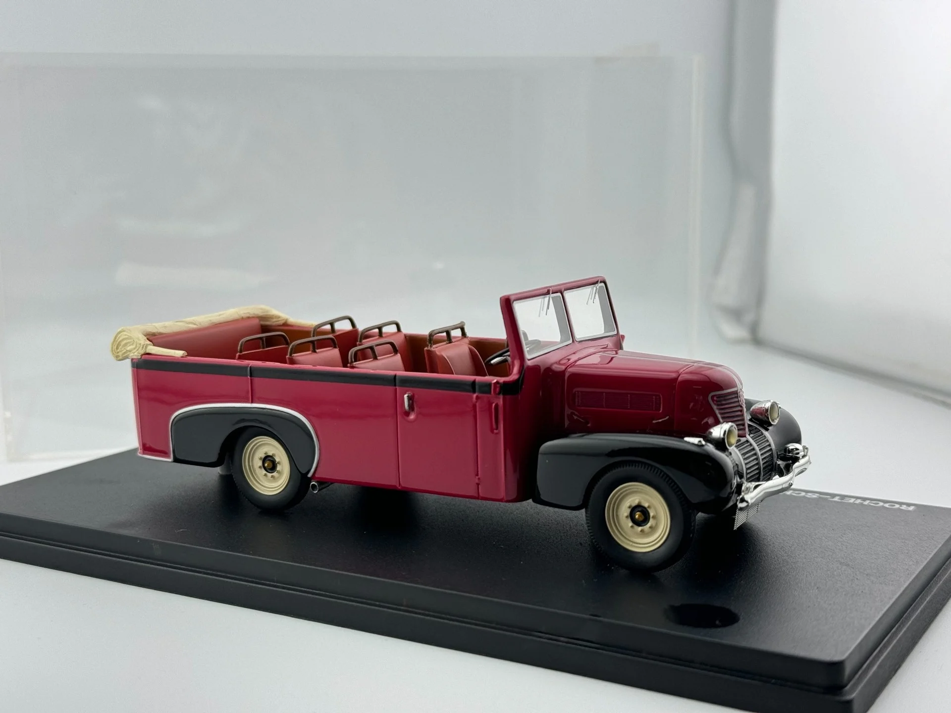 PERFEX 1/43 Scale SCHNEIDER Sightseeing Car ROCHET- Schneider 23000 CHANOUD TORPEDO OUVERT 1937 Resin Car Model