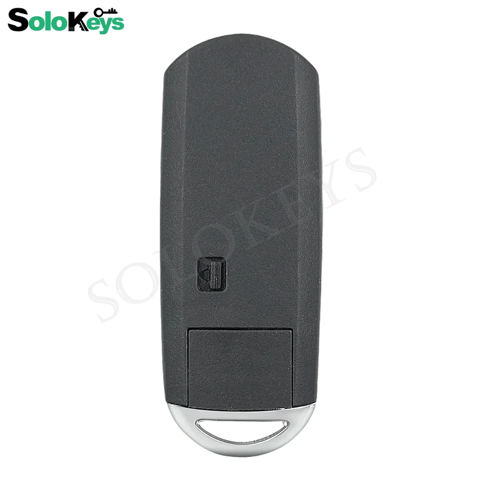 2Pcs/Lot SOLOKEYS SKE13E-01 SKE13E-02 Smart Remote Control Key Shell For Mazda X-5 Summit Axela Atenza M3 M6 CX-5 Auto With LOGO