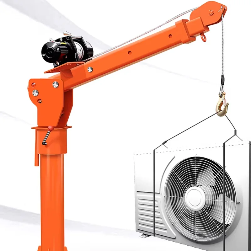 

Vehicle-Mounted Crane Lifting Capacity: 500KG/1T 12/24V for Home Use, 220V for Mobile Lifting Small Mobile Hoist for Trucks Cant