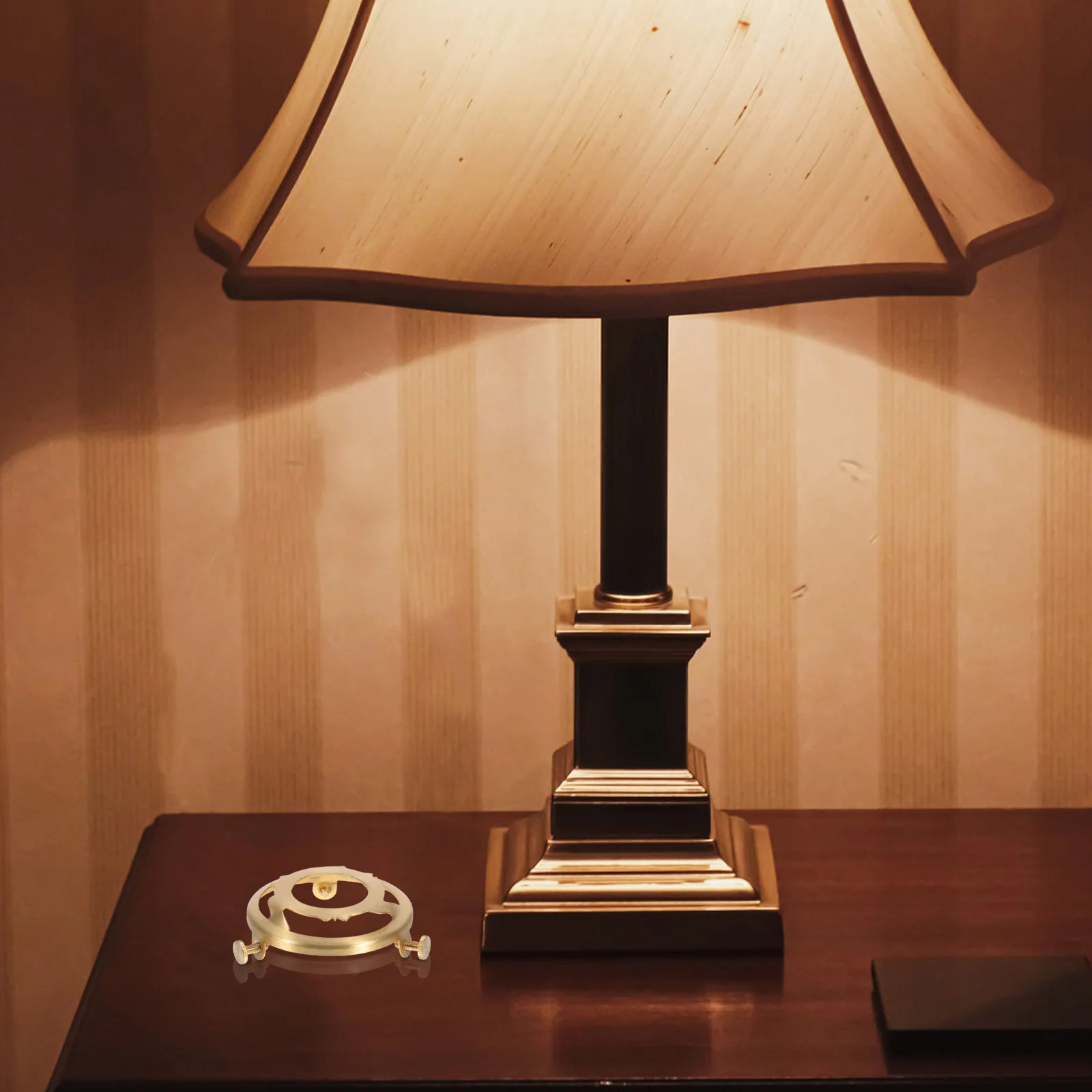 

Lamp Shade Bracket Copper Lamp Holder Reverse Mouth Clip Easy Installation For Home Lighting Fixture Replacement Part