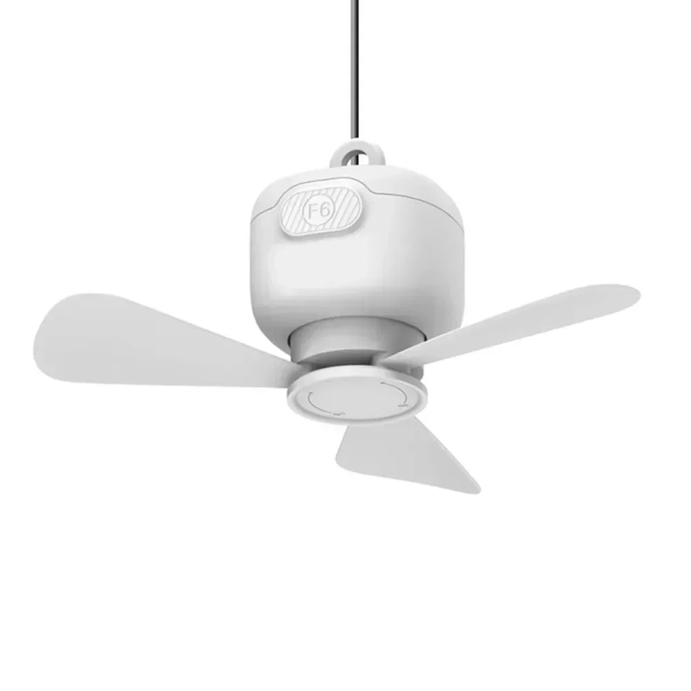 

Portable USB Powered Camping Fan Detachable Blades With Adjustable Airflow Speed Settings For Tents RVs And Gazebos 11*27*27CM