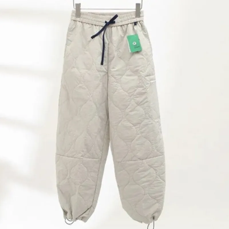 الخريف والشتاء الرجال في الهواء الطلق الهيب هوب نمط الرياضة كليب القطن المضادة للرذاذ الدافئة قابل للتعديل السراويل القطنية فضفاضة ومتعددة الاستخدامات #4