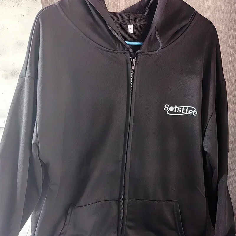 المسلسل التلفزيوني الجديد الكسوف تأثيري معطف للجنسين الكبار هوديي أسود الربيع والخريف زوجين البلوز بلوزات سترة رداء علوي غير رسمي