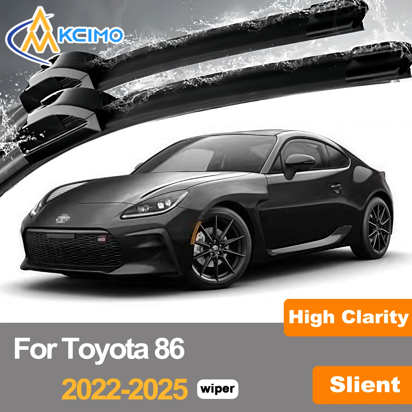 

2PCS Front Windshield Wiper Blades For Toyota 86/ZN8/ZD8 2022-2025 Subaru BRZ Rubber Wiper Blade Set Exact Fit Easy Install