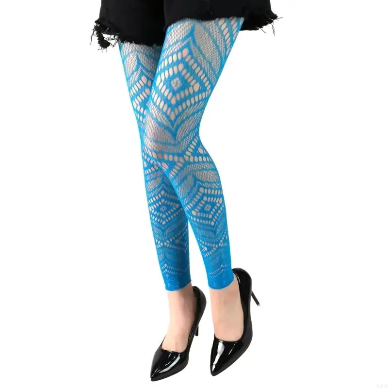 Y3NE Frauen Sexy Strumpfhosen mit Hoher Taille Gemusterte Netzstrümpfe Strumpfhosen Leggings Dessous Hosen Netzstrumpfhosen ohne