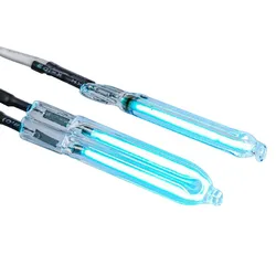 DC5V Ozone Light Bulb UV Lamp Tube 3W 184nm Double Disinfect Plug XH2.54-3P Hollow Joint For DIY Light Sterilizer