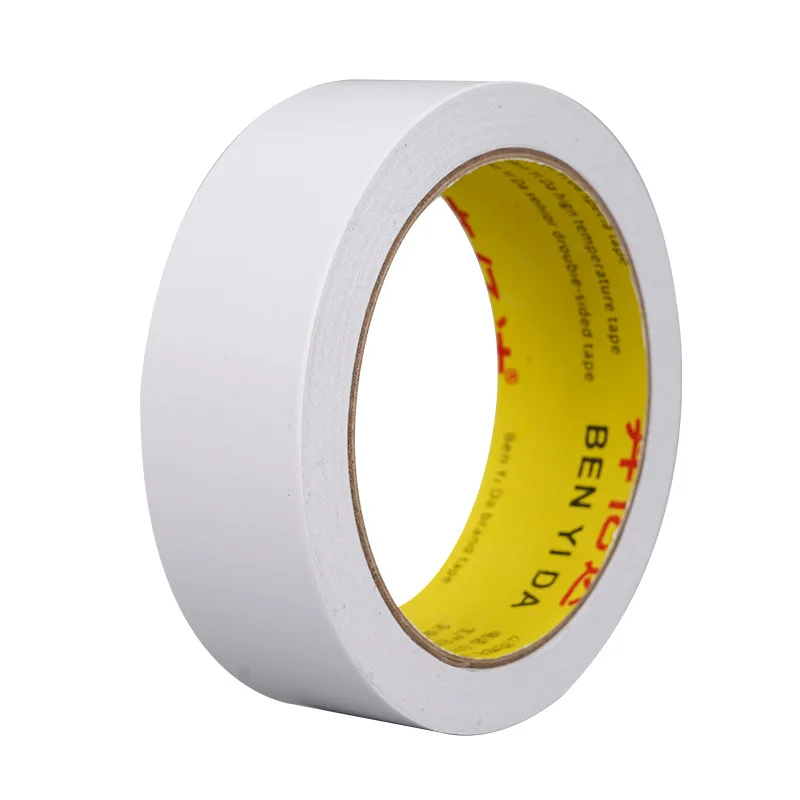 Fita adesiva forte personalizada de dupla face, fita de alta viscosidade em estoque, fita industrial branca