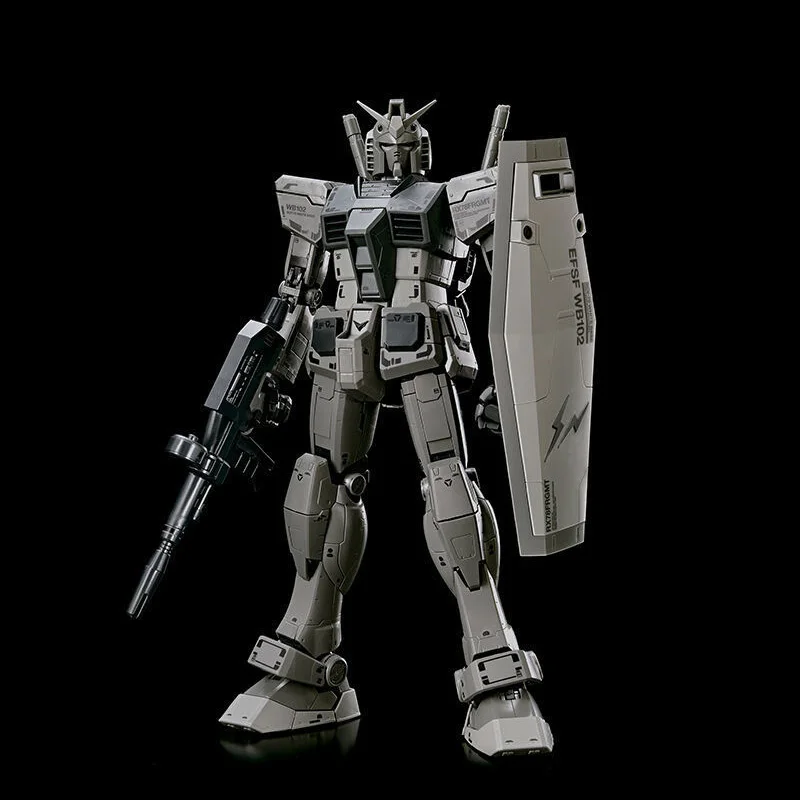 Bandai ต้นฉบับ MG 1/100 RX78FRGMT กันดั้ม Ver. 3.0 อะนิเมะAction Figure Assemblyชุดเครื่องประดับของขวัญของเล่นสําหรับเด็ก