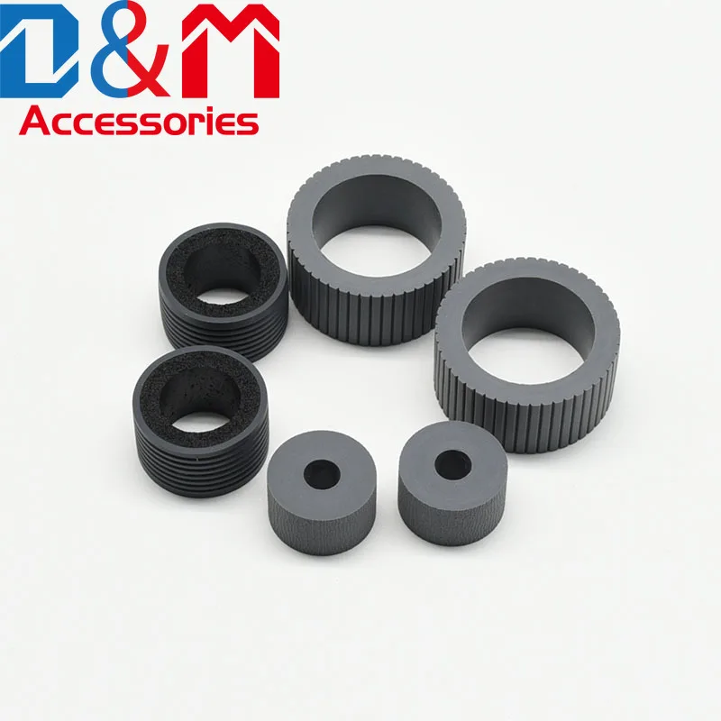 

5sets PA03740-K010 PA03740-K011 Brake Pick Roller Tire for Fujitsu fi-7600 fi-7700 fi-7700S / fi7600 fi7700 fi7700S