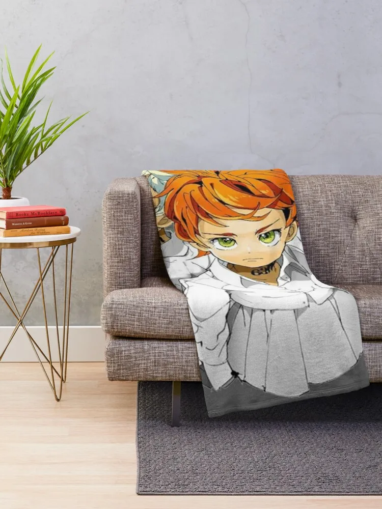 The Promised Neverland Throw Blanket Bed covers Vintage Blanket