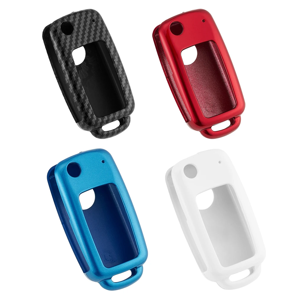 Funda ABS para llave de coche Volkswagen VW Polo Passat B5 Golf4 5 6 Jetta Tiguan Golf CrossFox Plus Eos Scirocco Beetle