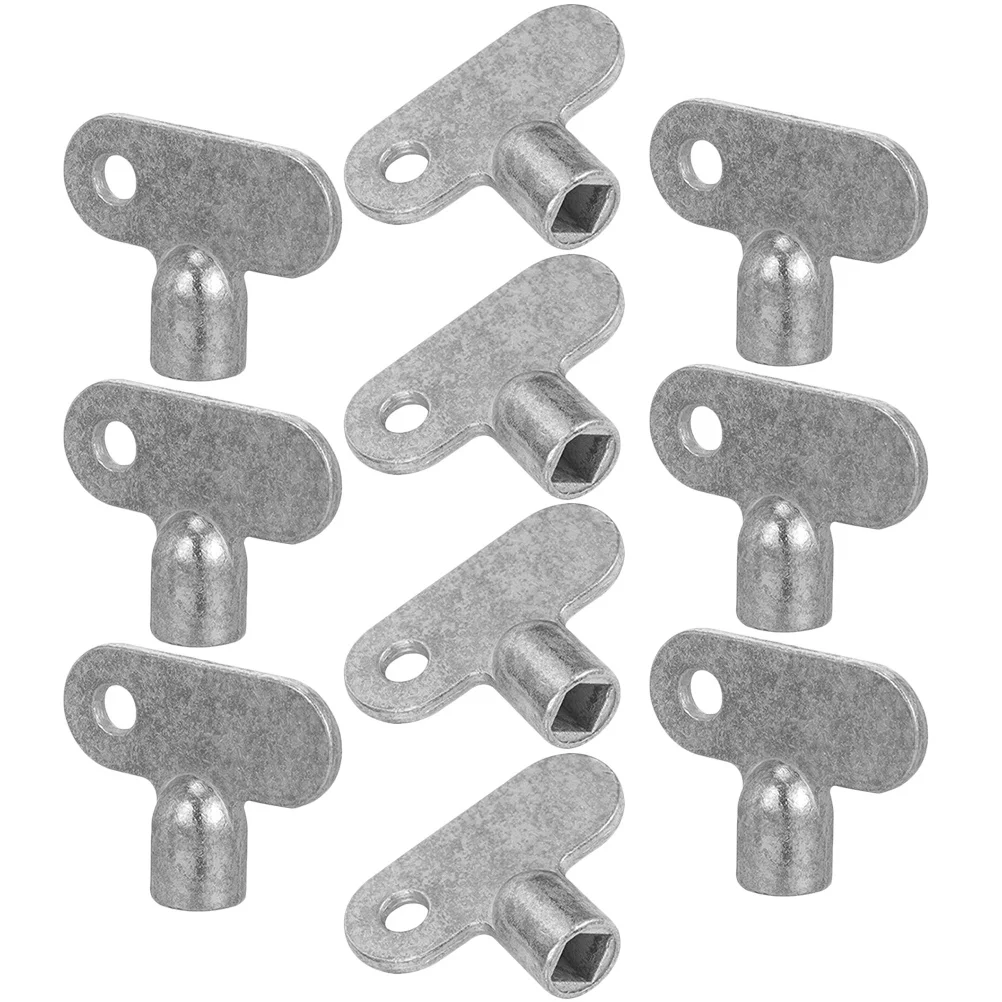 10 قطعة مفاتيح المبرد سبائك الزنك قبل حفرة العالمي تنزف مفتاح ل عداد المياه الغاز الحنفية السباكة المقبس أدوات أدوات يدوية