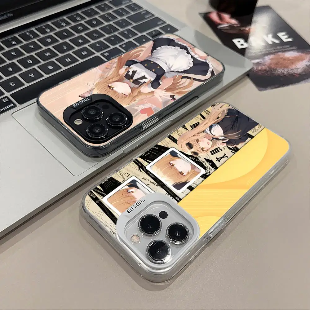 

Чехол для мобильного телефона Angel Mahiru Shina для iPhone 17, 16, 15, 14, 13, 12, 11 X XR XS 8 7 Pro Max Plus, полупрозрачный цветной защитный чехол