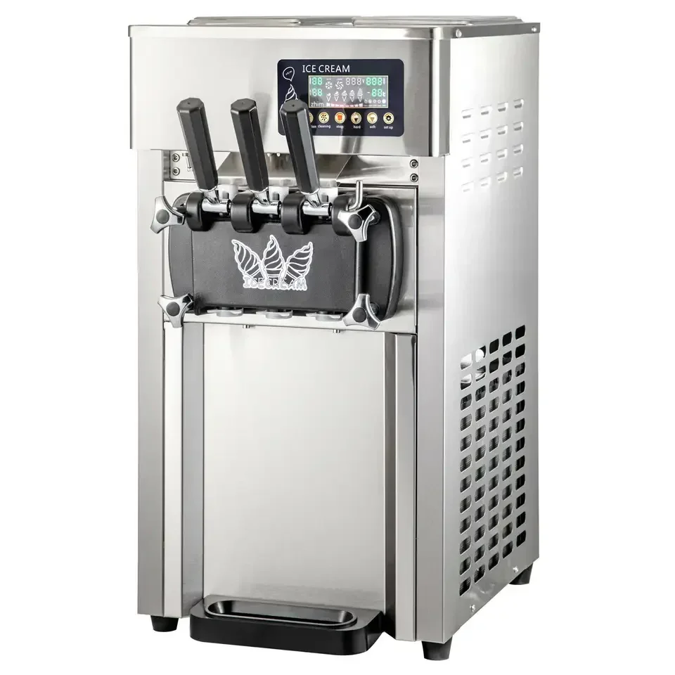 Special Counter PEIXU A168 automatic 3 flavors ice cream machine