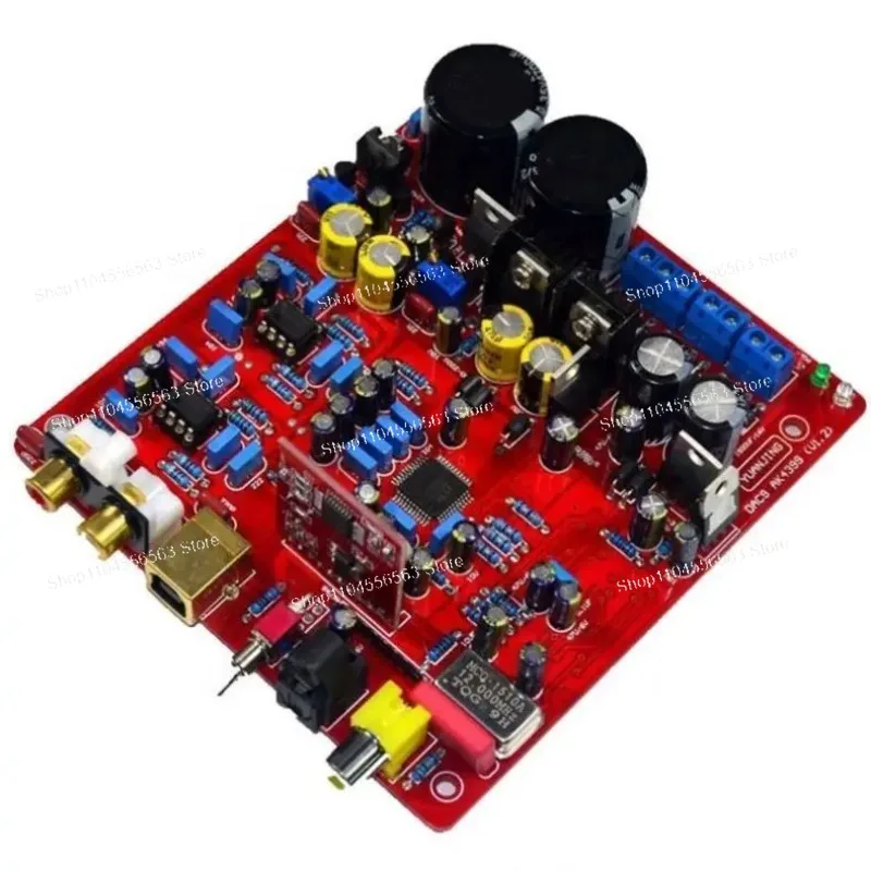 AK4399 PCM2706 WM8805 HiFi DAC Decoder Board: USB/Optical/Coaxial Input, 24bit 192kHz, DIY Audio