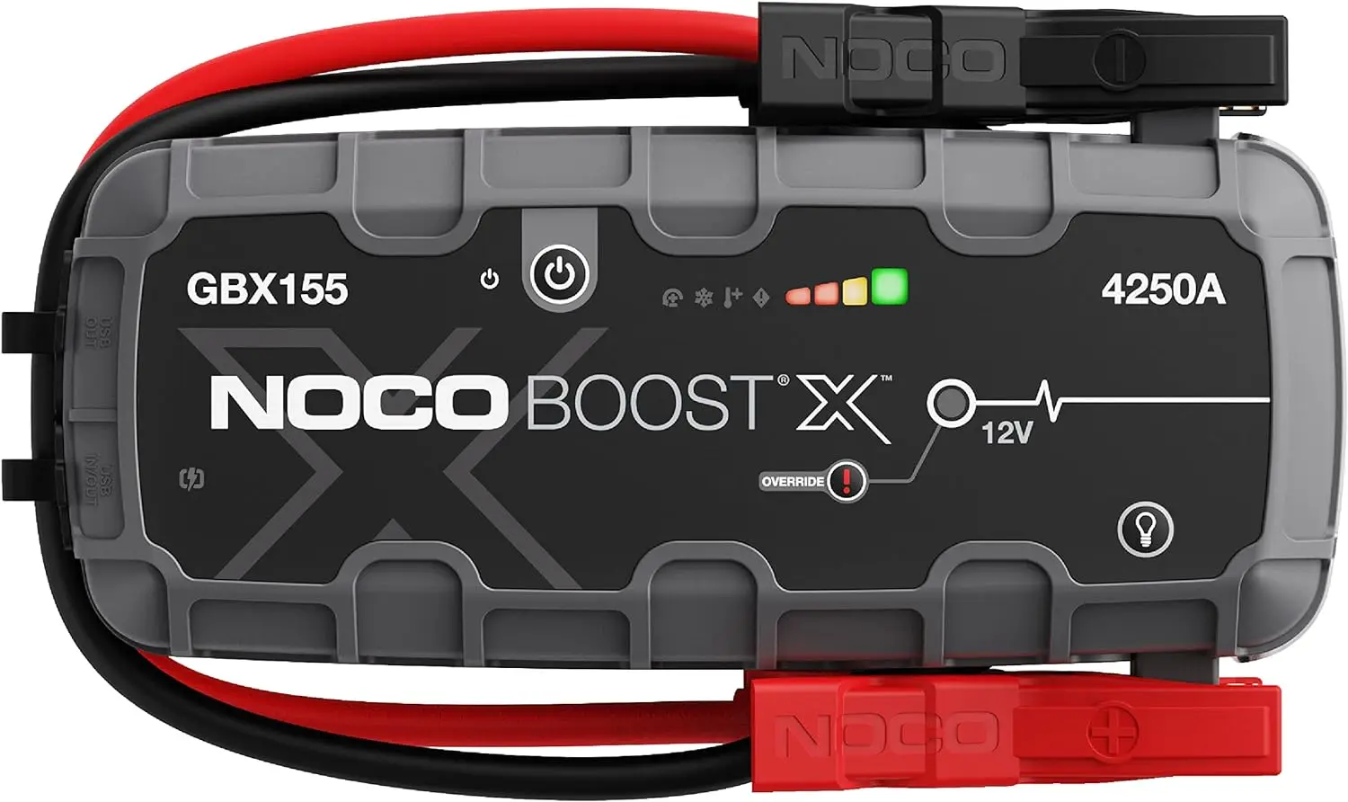 Portátil de lítio Jump Starter, Boost X GBX155, Bateria de carro Booster Pack, USB-C Carregador Powerbank, 12V, 4250A, UltraSafe