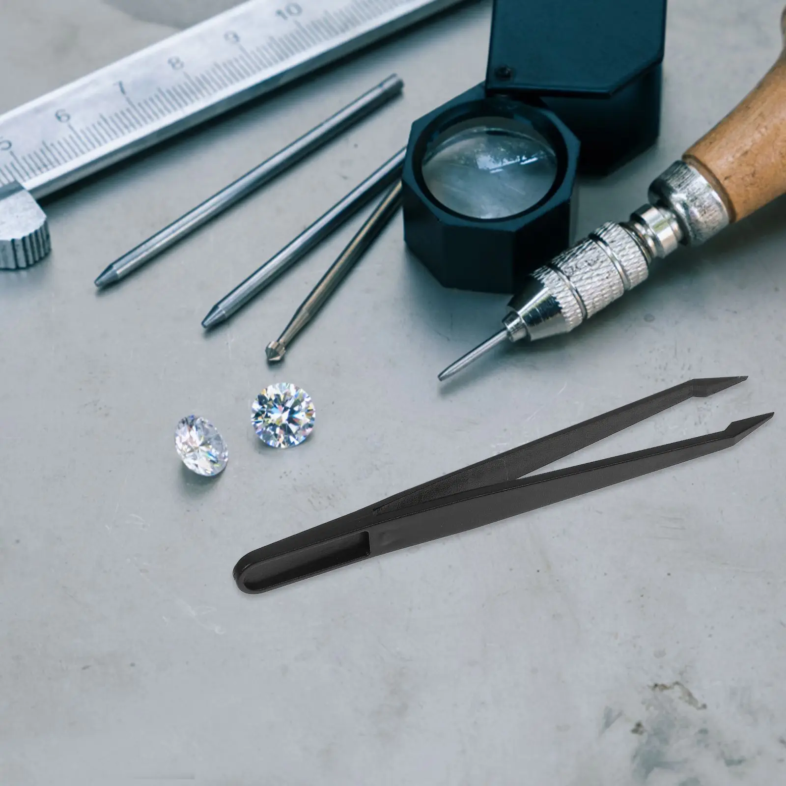 10PCS Plastic Precision Kit for Crafts Electronics Industrial Tools Hand Tools Plastic Tweezers Small Tweezers