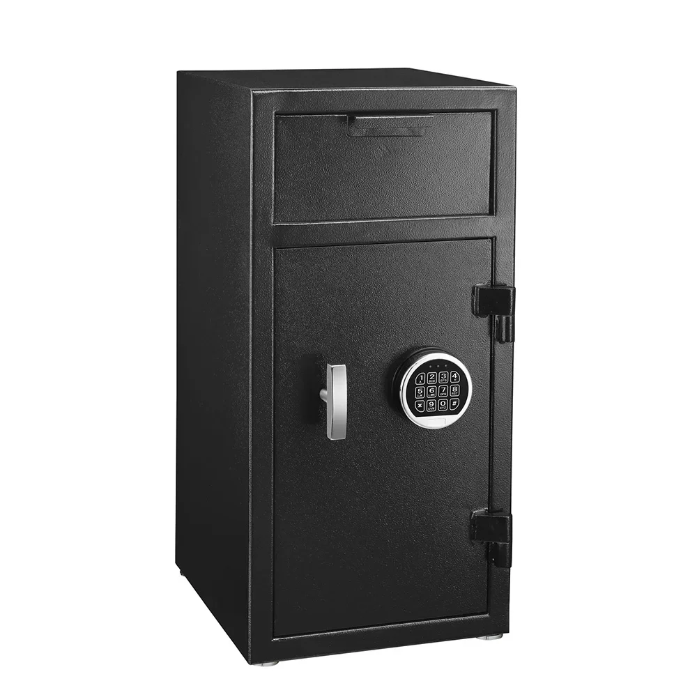 Cassetta di sicurezza con serratura a tastiera digitale di grande capacità, cassetta di sicurezza per l'archiviazione di contanti