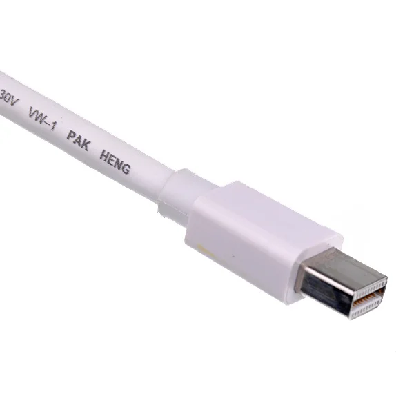 

Durable Mini Displayport to Adapter Cable for Color High Definition Video and Audio Support Displayport
