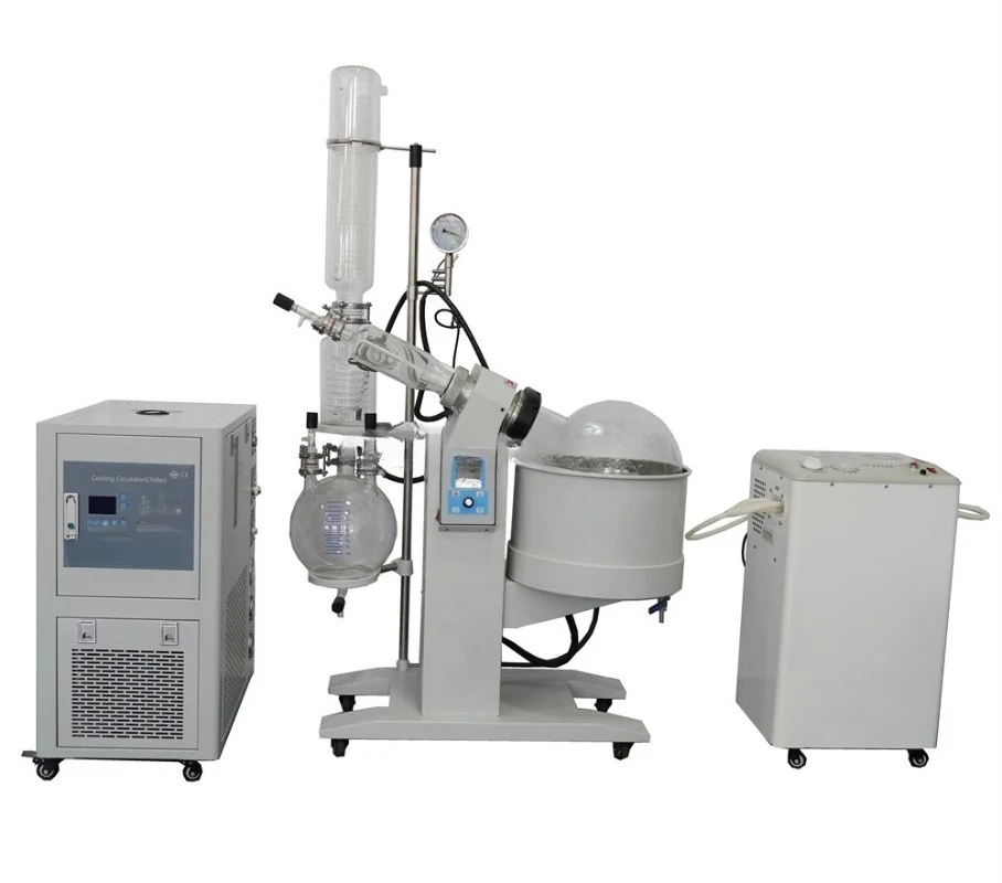 Factory Direct 2026 50L rotary evaporator with cooler and vacuum pump