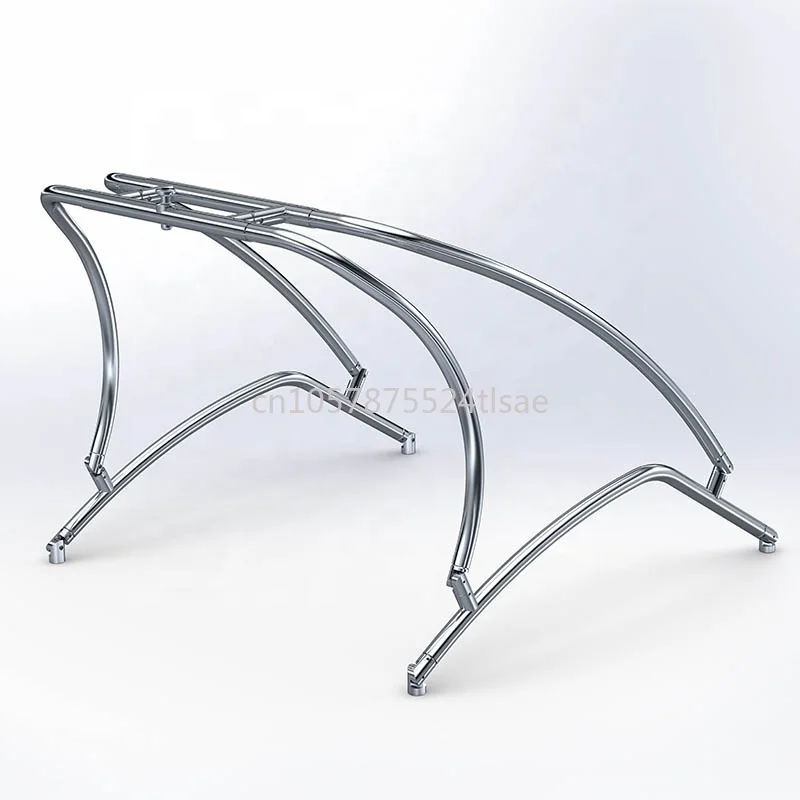 

Surfing and Water Skiing Stand Aluminum Boat Plate Tower Polished Fishing Boat Tower