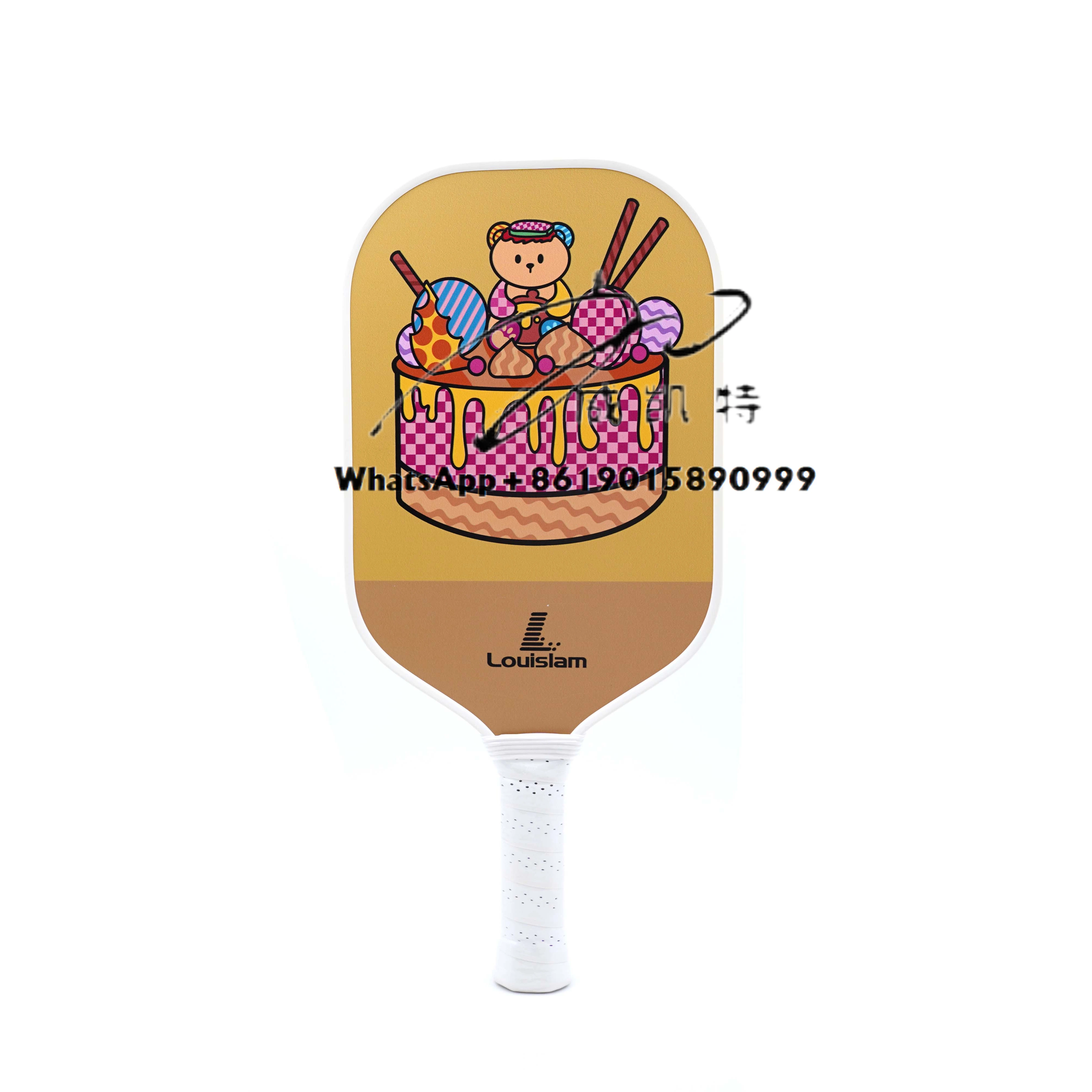 

High Performance 16mm PP Honeycomb Core Pickleball Paddle EVA Foam Edge Features High Resilience Pickleball Paddle