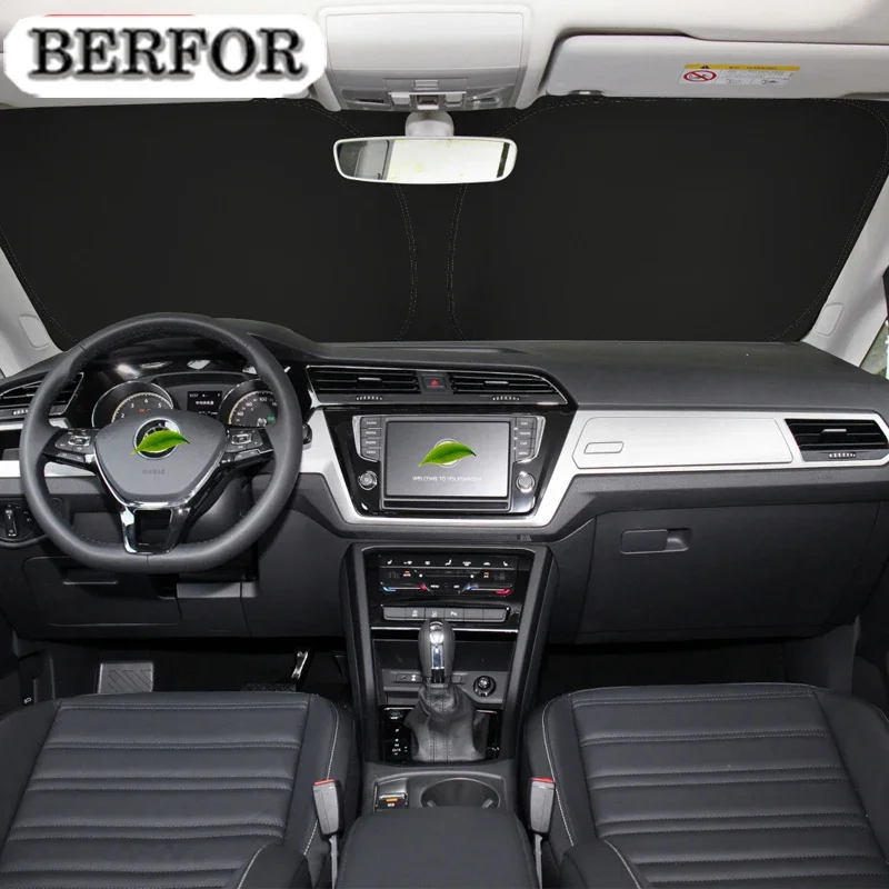 

For VW Volkswagen Touran 5T1 2016-2023 Nano-Insulat Windshield Sunshade Front Window Sun Shade Visor Car Interior Accessories