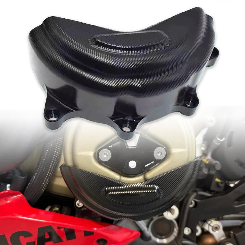 

For DUCATI PANIGALE STREETFIGHTER V4 V4S Motorcycle Aluminum Cover Clutch Case 2018-2023 Engine Guard Protector Protection Cap