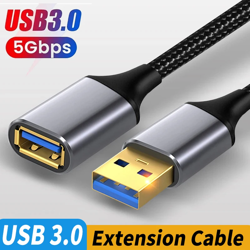 

USB 3.0 Extension Cable Male to Female Extender Cord for Smart TV PS4 Xbox One SSD Laptop USB3.0 Data USB OTG HUB Extension Cord