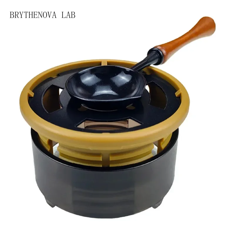 Safe Wax Seal Stamp Kit Flame Retardant Non-stick Furnace Spoon Set for Envelopes Gift Wedding Packing Invitations Cards