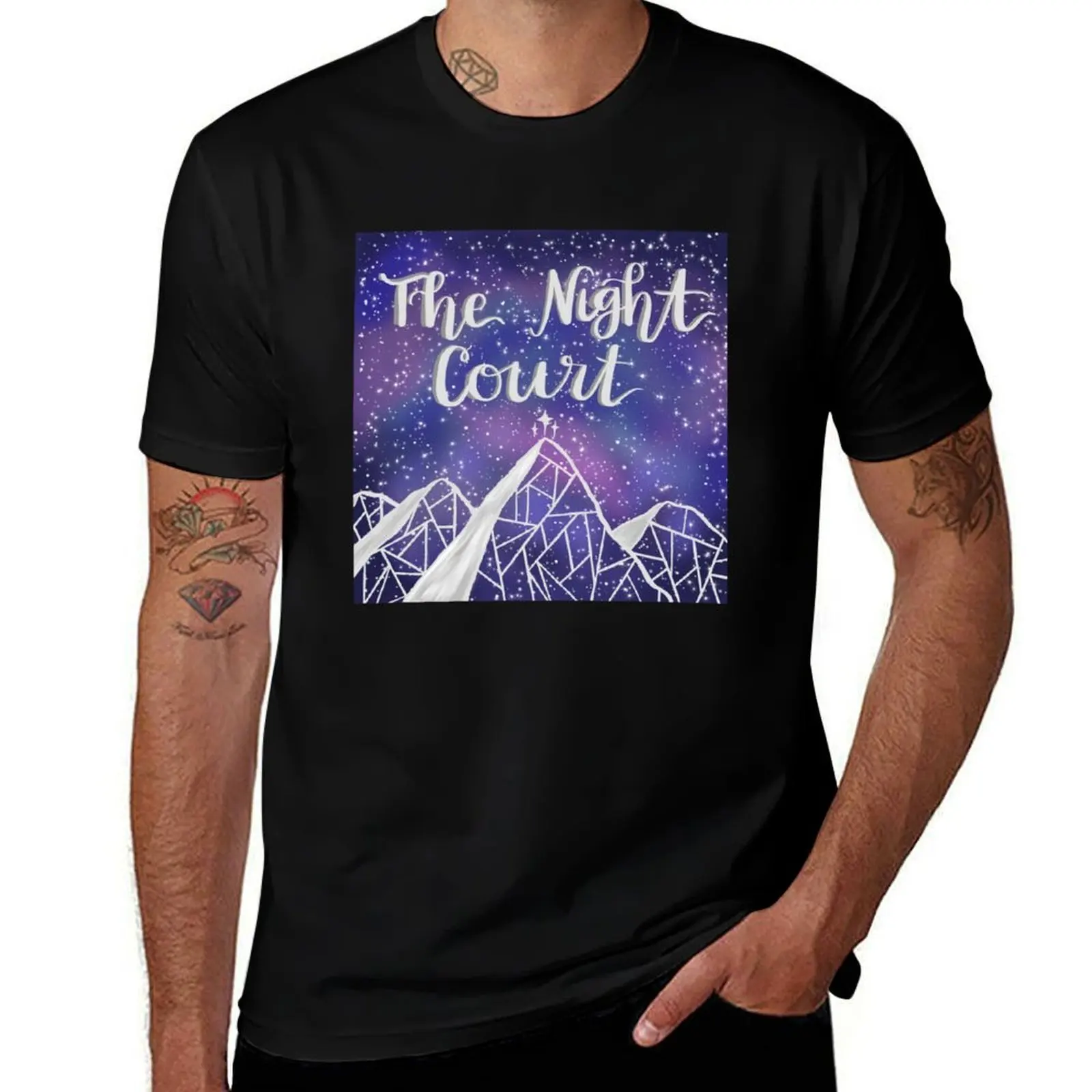 The Night Court T-Shirt Fashion Letter Print T-Shirt